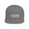 True North Strong and Free Flat Bill Snapback Cap