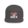 Just Gonna Give'r Flat Bill Snapback Hat