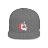 Canadian Footprint Flat Bill Snapback Hat