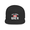 Just Gonna Give'r Flat Bill Snapback Hat